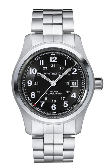 Hamilton Khaki Field Automatic Stainless Steel Black Dial 42mm H70515137 Watch
