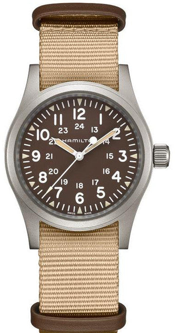 Hamilton Khaki Field Mechanical Brown 38mm H69429901 Watch