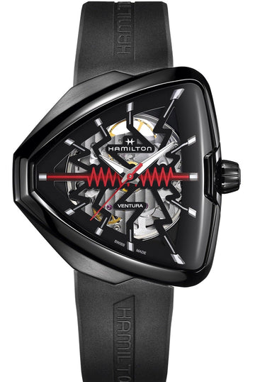 Hamilton Elvis80 Skeleton Black PVD Automatic H24535331 Watch