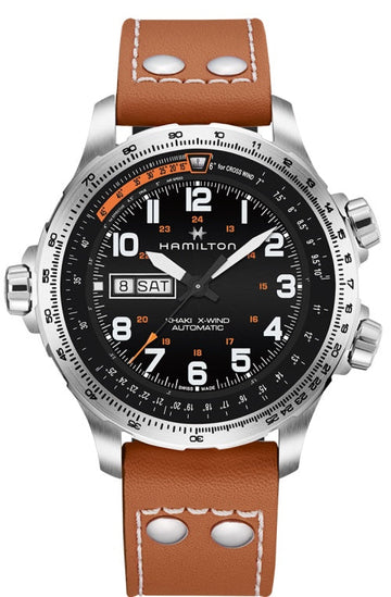 Hamilton Khaki X-Wind Day Date Automatic Steel 45mm H77755533 Watch